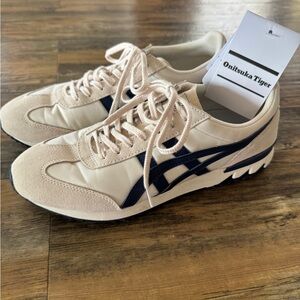 Onitsuka Tiger California 78EX  Men's/Women’s Cream and Navy Sneakers 1183B410